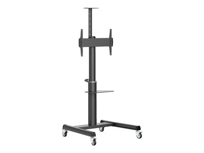 Eaton Tripp Lite Series Safe-IT Heavy-Duty Rolling Cart for 37" to 70" Displays, UL Certified, Antimicrobial Protection