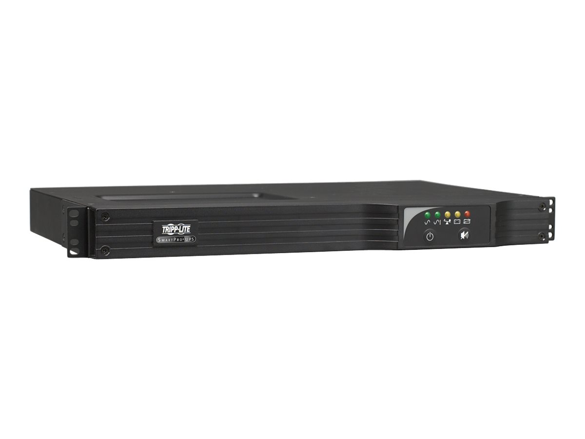 Tripp Lite UPS Smart 500VA 300W Rackmount AVR 120V USB DB9 SNMP 1URM TAA
