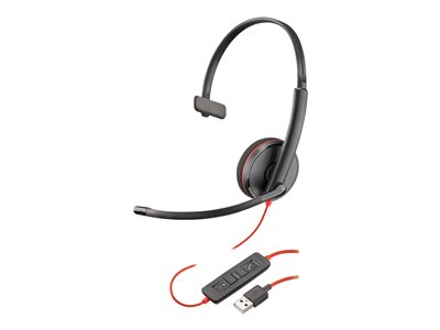 Poly Blackwire C3210 USB-A 3200 Series headset on-ear wired USB