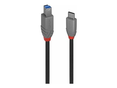 LINDY USB 3.2 Kabel Typ C/B Anthra Line 1m - 36666