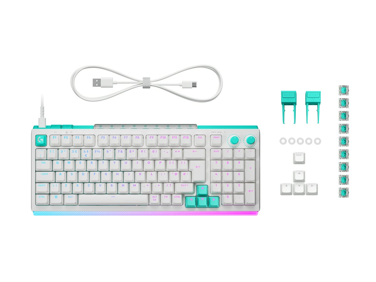 Logitech G G512 X 98 - klávesnice - QWERTY - Mezinárodní angličtina - bílá Vstupní zařízení – foto 5