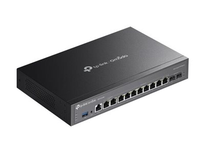 TP-Link Omada ER7412-M2 V1 router rack-mountable Product shot Left-angle 79150