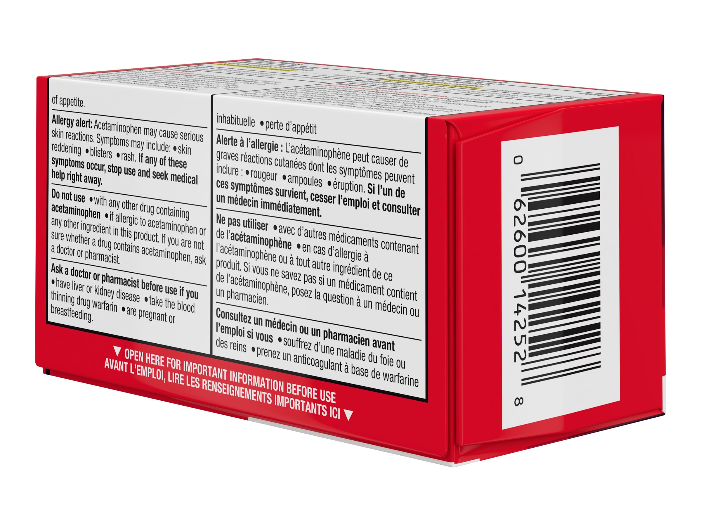 TYLENOL CAPLETS EX STRENGTH 100 S