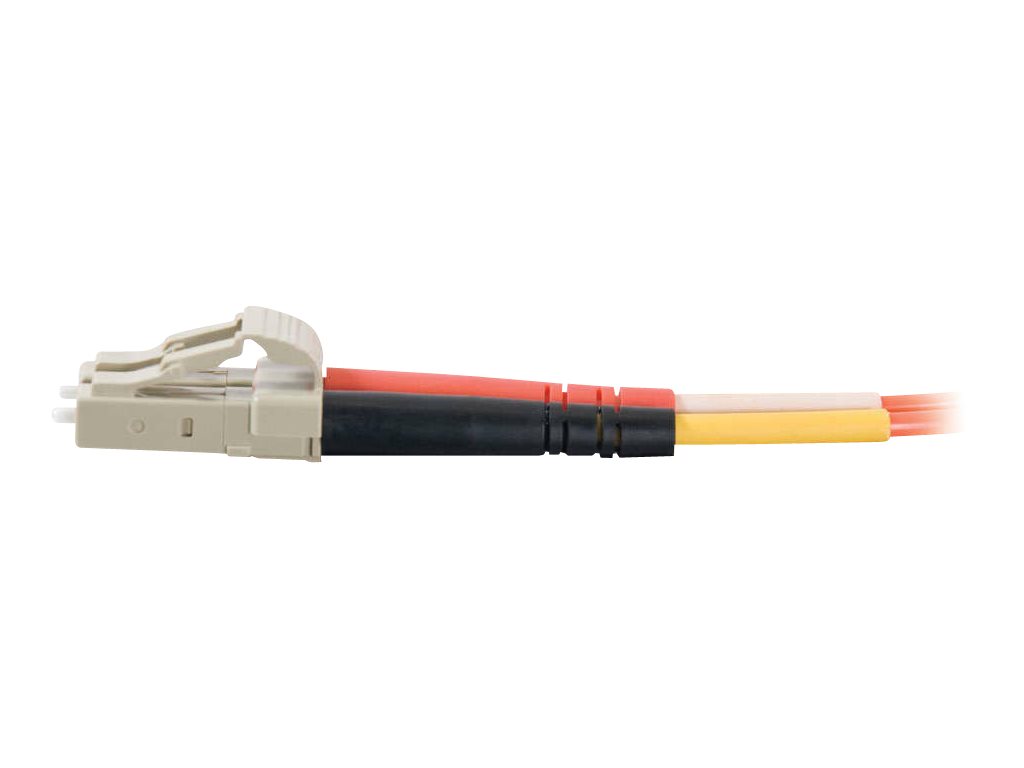 C2G LC-LC 50/125 OM2 Duplex Multimode PVC Fiber Optic Cable (LSZH) - síťový kabel - 30 m - 30 m - oranžová – foto 2