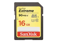SanDisk Extreme Flash memory card 16 GB UHS Class 3 / Class10 SDHC UHS-I