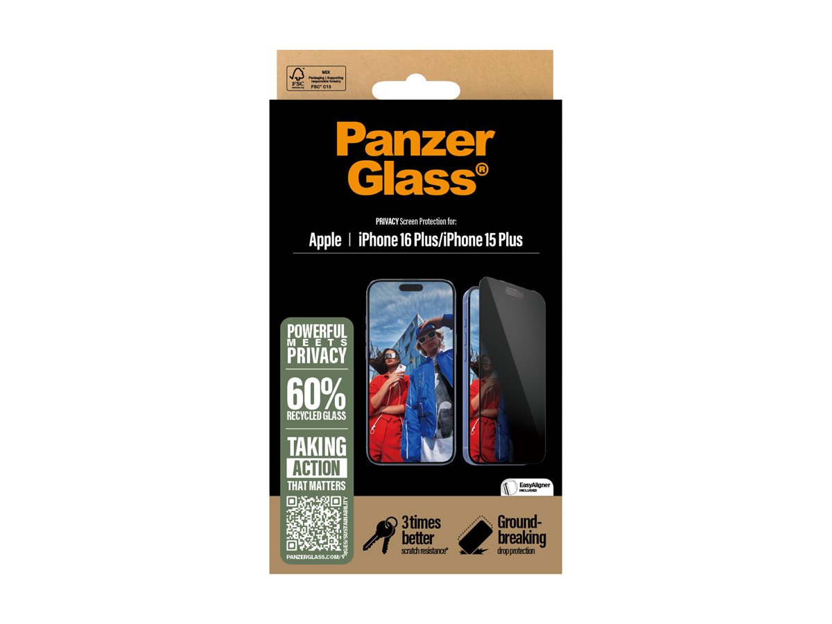 PanzerGlass Privacy Apple iPhone 16 Plus/15 Plus – foto 4