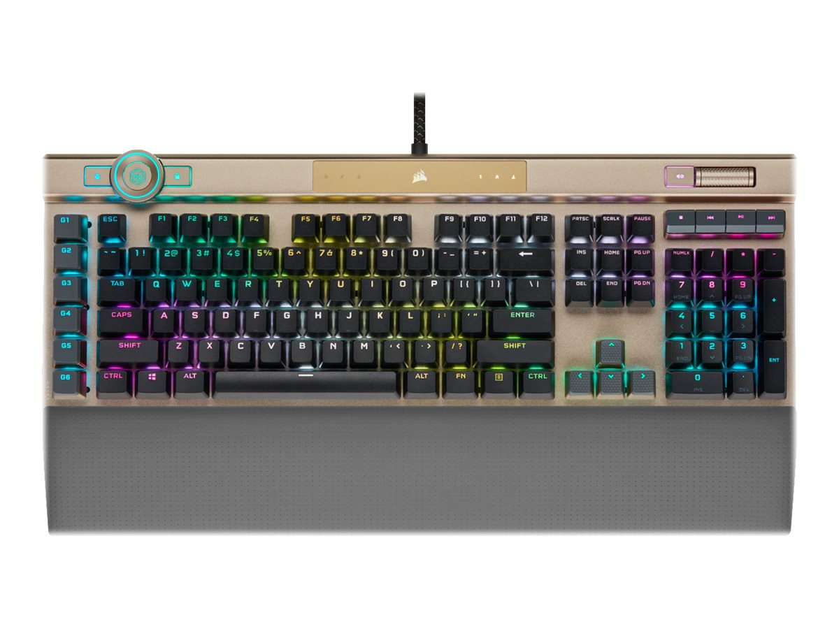 CORSAIR Gaming K100 RGB Keyboard backlit USB key switch CHERRY MX