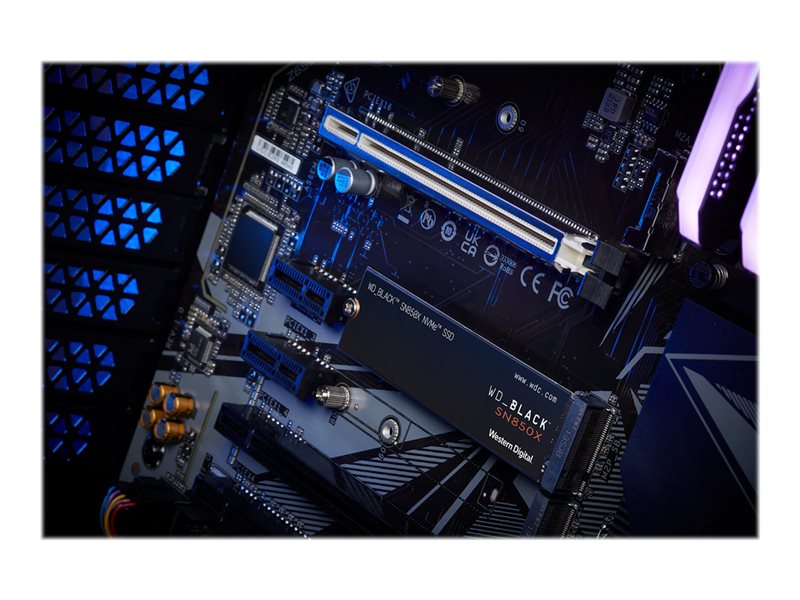 WD_BLACK SN850X NVMe SSD WDS100T2X0E - SSD - 1 To - PCIe 4.0 x4 (NVMe)
