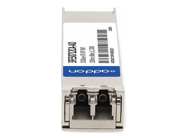 AddOn - Module transmetteur SFP+ (equivalent a : Alcatel-Lucent Nokia 3FE50712CA) - 10GbE - 10GBase-ER - mode unique LC - jusqu'a 40 km - 1550 nm - Conformite TAA