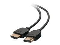 C2G Câble HDMI 4K de 6 pieds - Câble ultra flexible avec connecteurs à profil bas