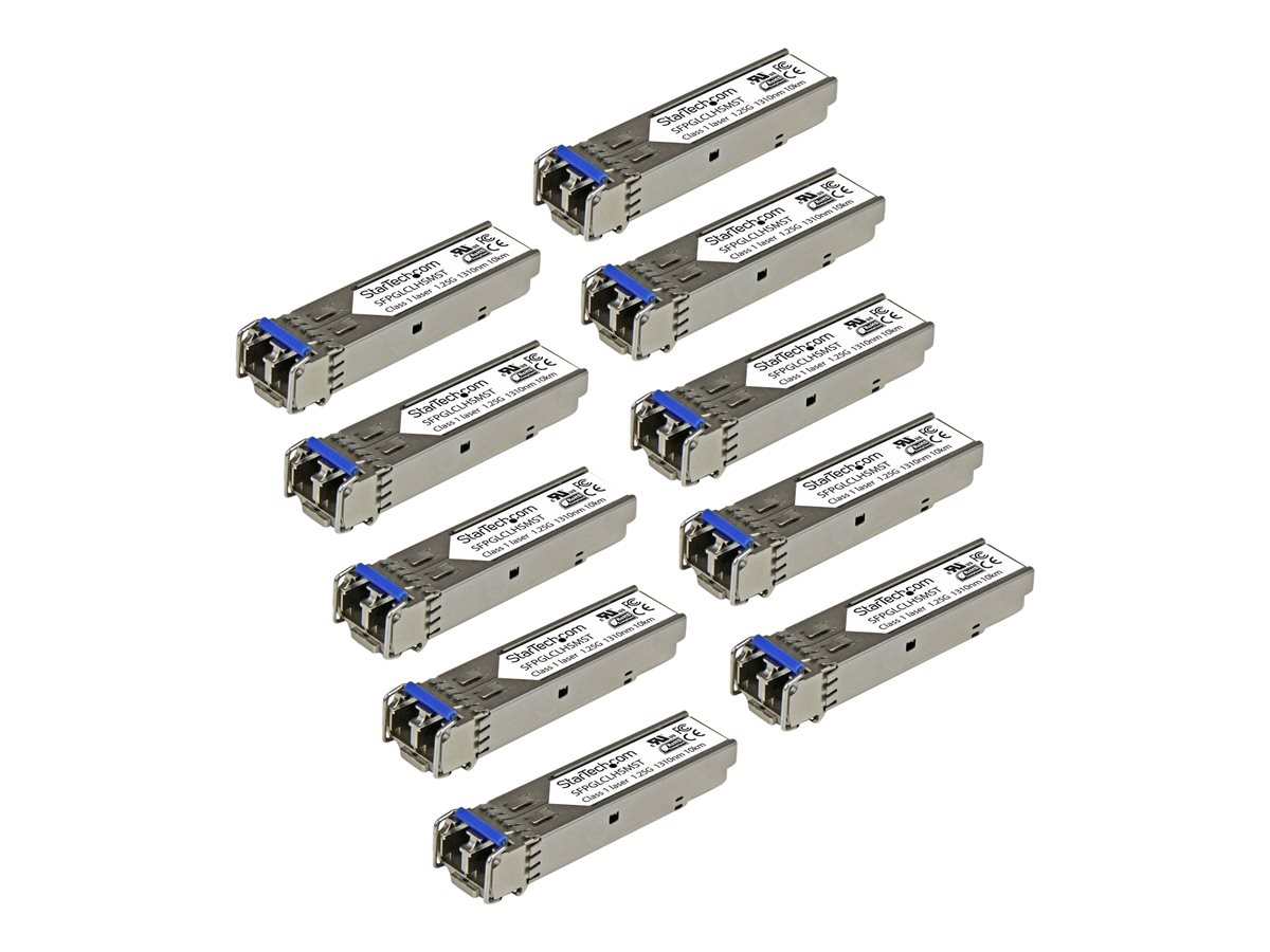 Startech Paquet de 10 modules de transceiver SFP à fibre optique Gigabit
