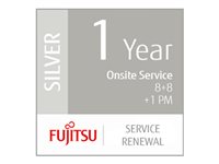 Fujitsu Scanner Service Program 1 Year Silver Service Renewal for Fujitsu Mid-Volume Production Scanners 1år Reservedele og arbejdskraft
