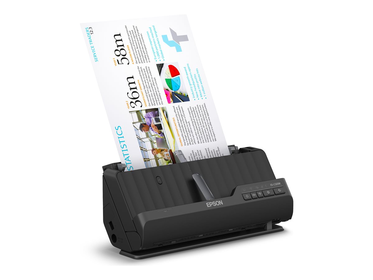Epson ES-C320W - skener typ sheetfed - stolní - USB 2.0, Wi-Fi(n) – foto 9