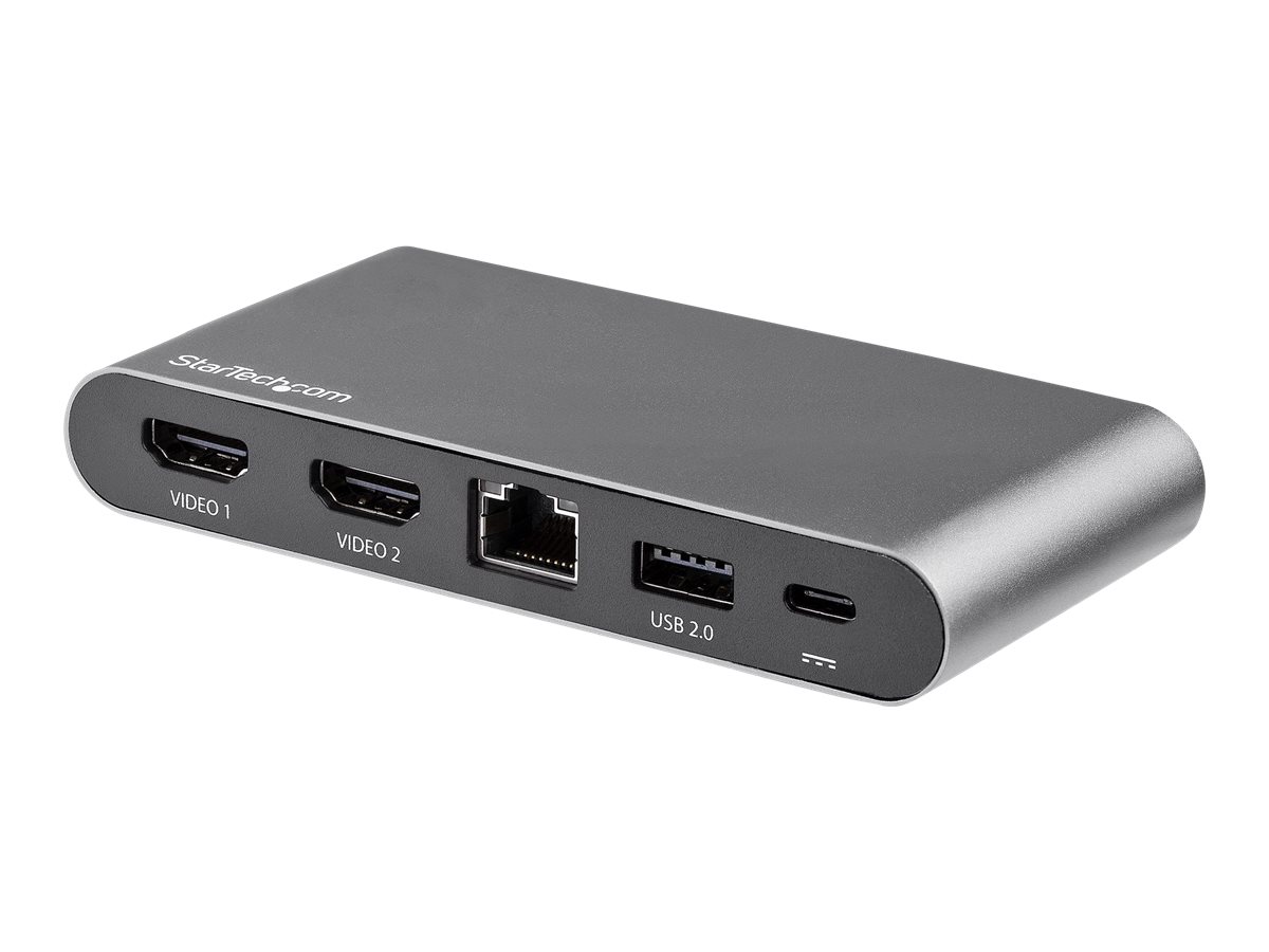 USB-C Multiport Adapter USB-C Travel Docking Station w/ 4K  HDMI 60W Power Delivery Pass-Through, GbE, 2pt USB-A 3.0 Hub Portable  Mi