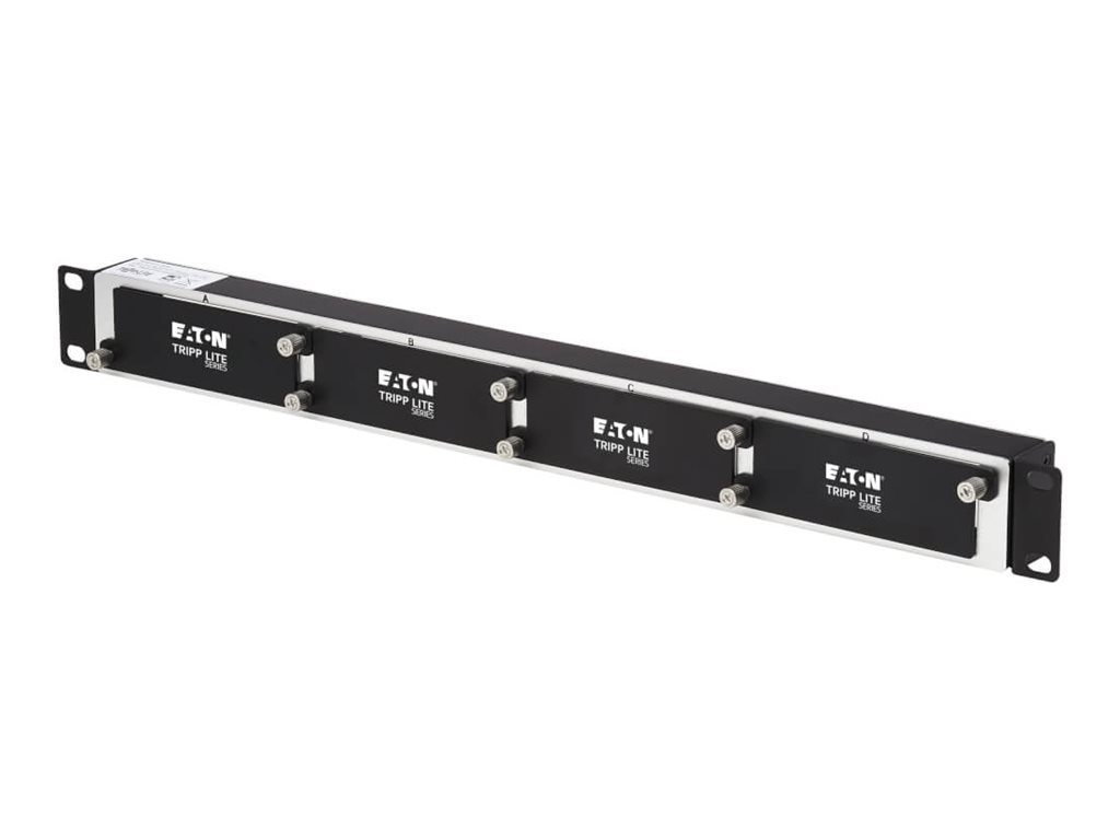Eaton Tripp Lite Series High Density Copper Fiber Enclosure Mini Panel 4-Cassette Capacity 1U