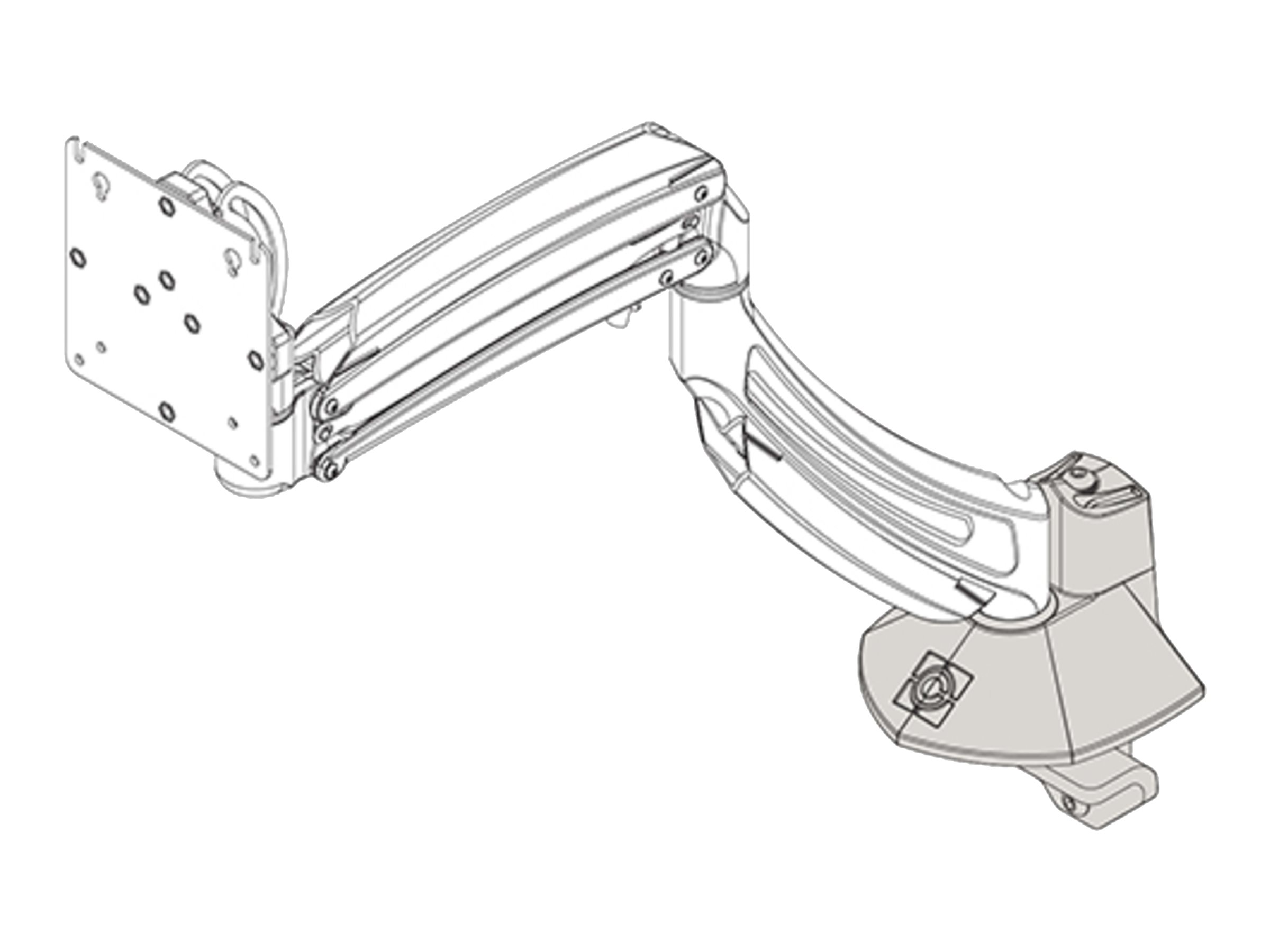 Chief KRA244S - Mounting component (desk clamp base)