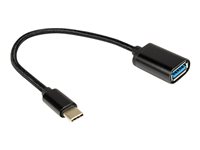 Inter-Tech USB 3.0 USB-C adapter Sort