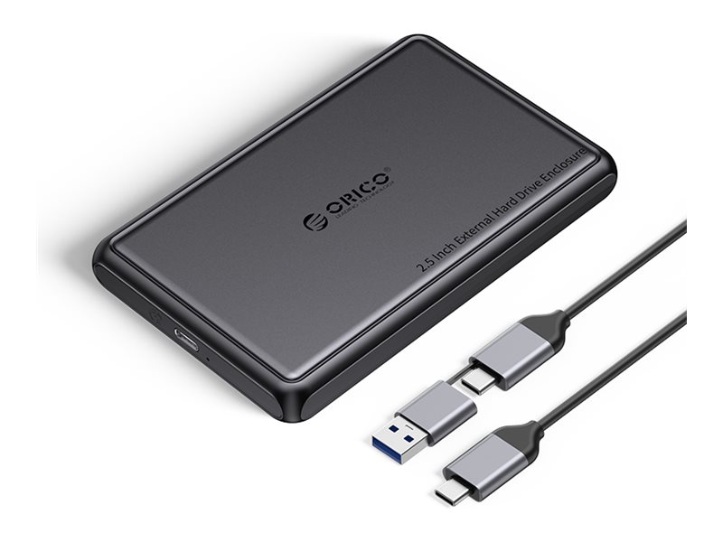 ORICO DDL25-C3 storage enclosure SATA 6Gb/s Product shot Right-angle 79550