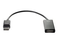 HP - Adaptateur vidéo - DisplayPort mâle pour HDMI femelle - support 4K 