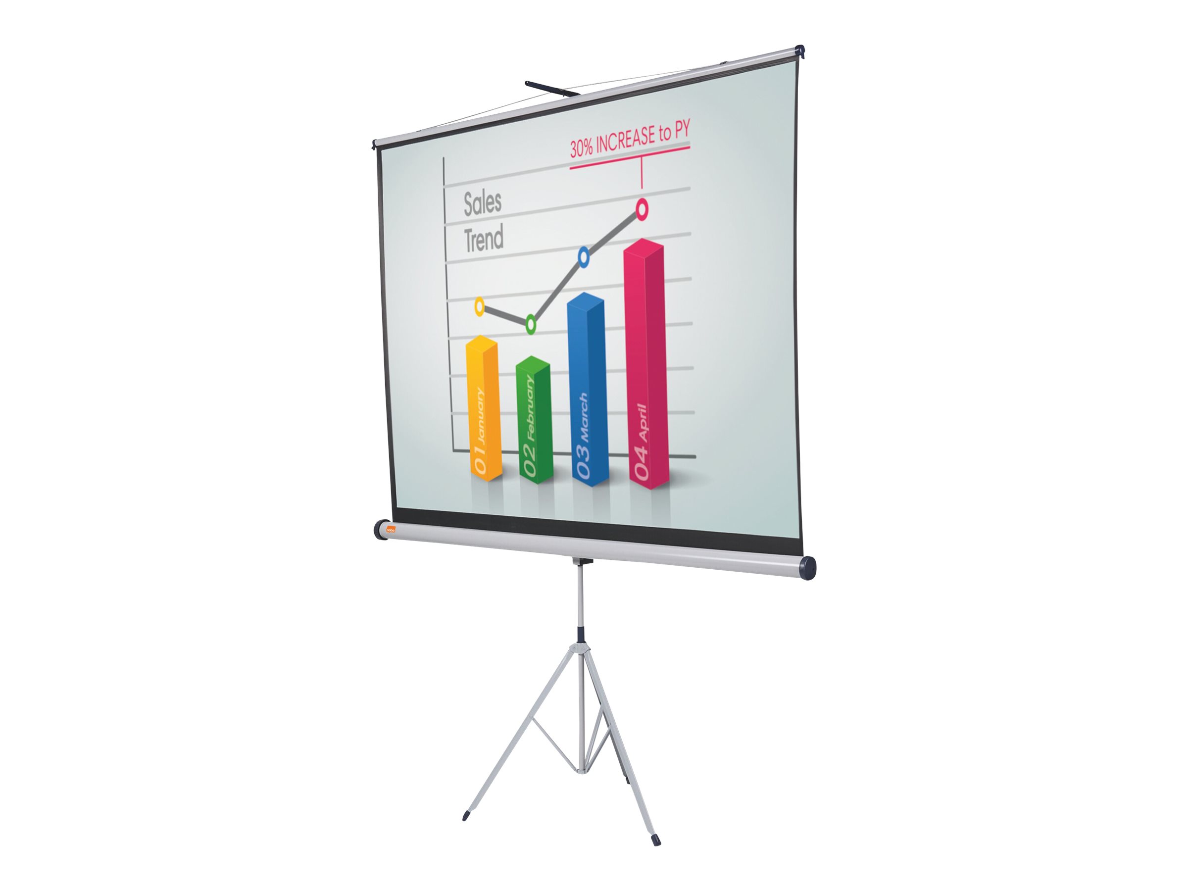 Nobo Projection Screen With Tripod