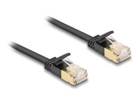 DeLOCK CAT 7 (kabel)/CAT 6a (stikforbindelser) U/FTP 1m Netværkskabel Sort