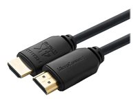 MicroConnect HDMI han -> HDMI han 1 m Sort