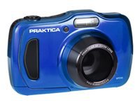PRAKTICA Luxmedia WP240 - Digital camera - compact - 20.0 MP - 720p / 30 fps - 4x optical zoom - underwater up to 10 m - blue