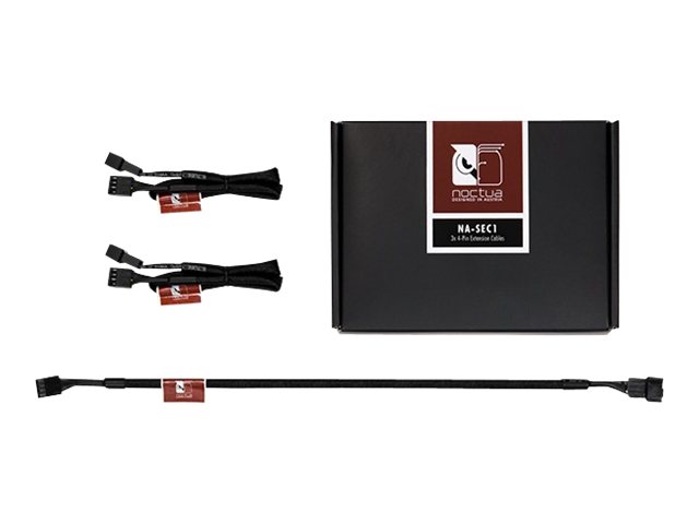 Noctua fan power extension cable 4 PIN mini-power connector to 4 PIN mini-power connector 30 Product shot Front 79350