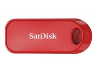 SanDisk Cruzer Snap 32GB USB 2.0 Rød