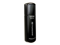 TRANSCEND 64Go Clé USB 2.0 - Noir