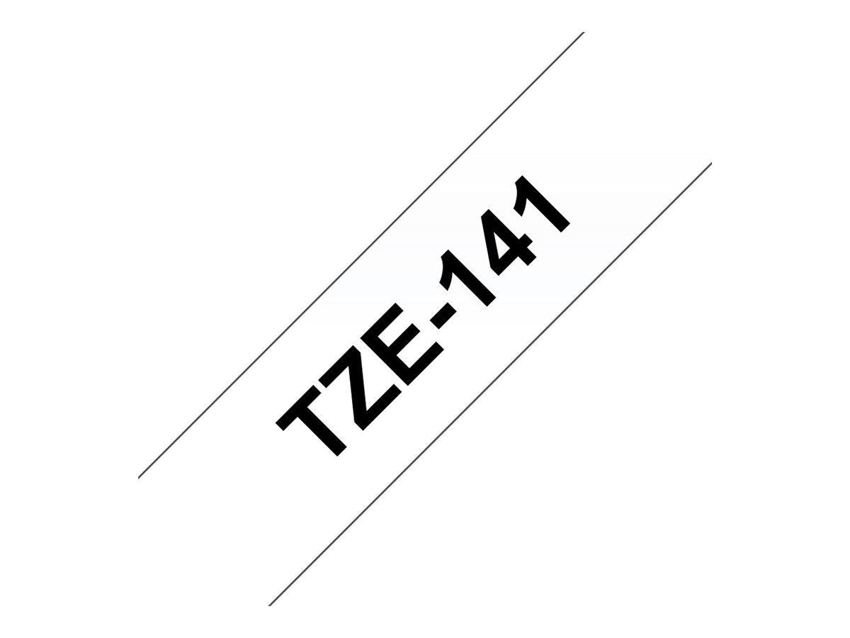 Brother TZe-141 laminated tape 1 cassette(s) Roll (1.8 cm x 8 Product shot Left-angle 79750