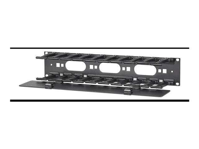 APC Horizontal Cable Manager Single-Sided with Cover - rack cable ...