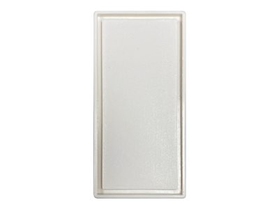 BLANK SNAP-IN INSERT EUROPEAN STYLE VERTICAL 22.5 X 44MM WHITE