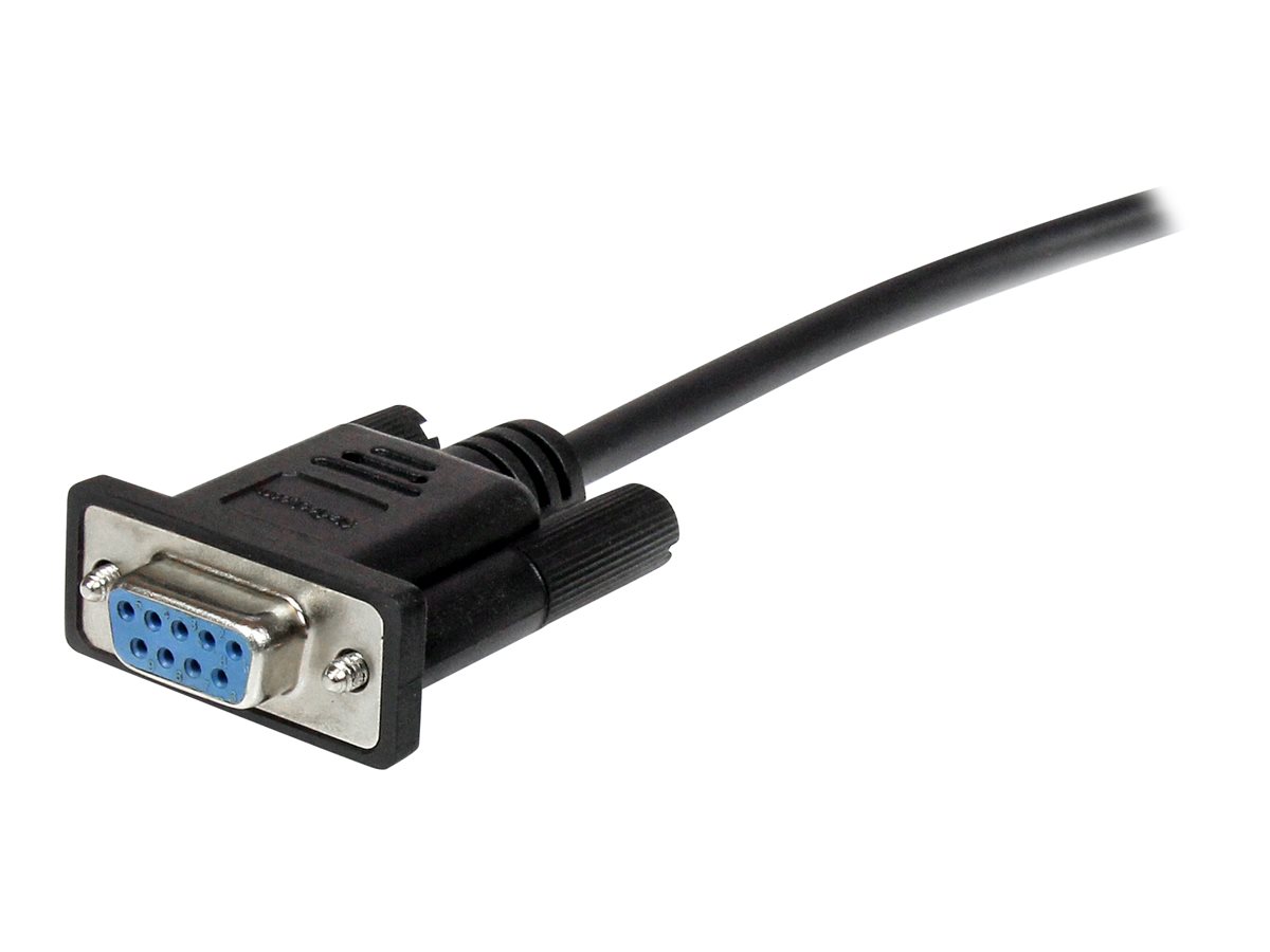 StarTech.com 2m Black Straight Through DB9 RS232 Serial Cable - DB9 RS232 Serial Extension Cable - Male to Female Cable (MXT1002MBK) - sériová prodlužovací šňůra - DB-9 do DB-9 - 2 m – foto 2