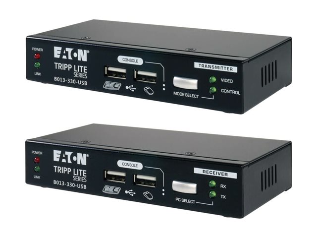 Eaton Tripp Lite Series KVM Extender with VGA and USB Connections, Up to 330 ft.