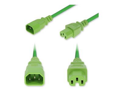 AddOn - Power cable - IEC 60320 C14 to IEC 60320 C15