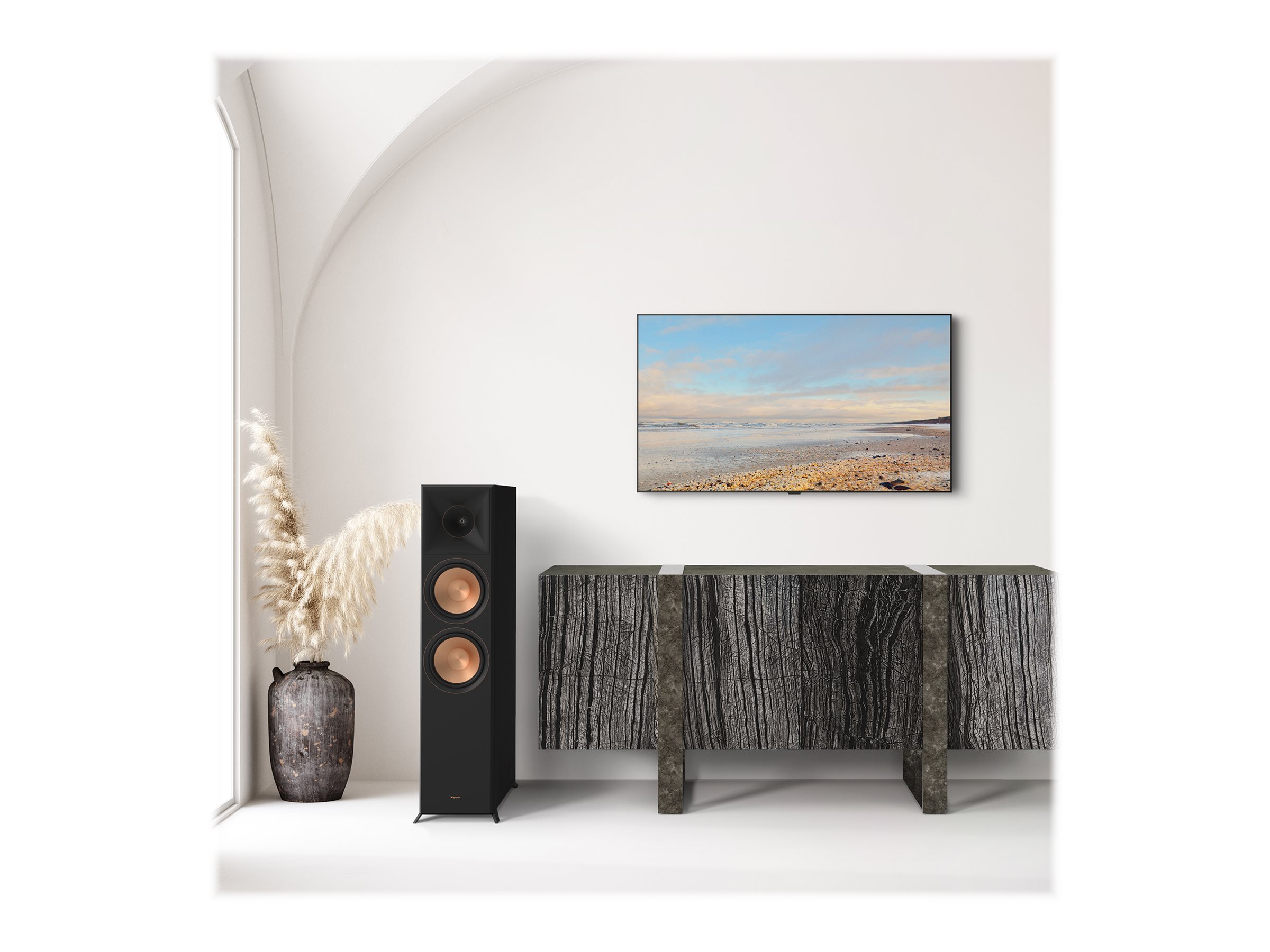 Klipsch Reference Premiere RP-8060FA II 150W Speaker - Ebony - RP8060FABII