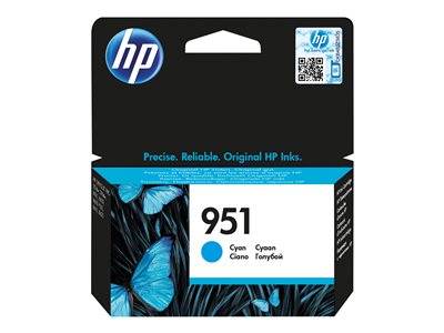 HP 951 Cyan Officejet Ink Cartridge - CN050AE#BGX