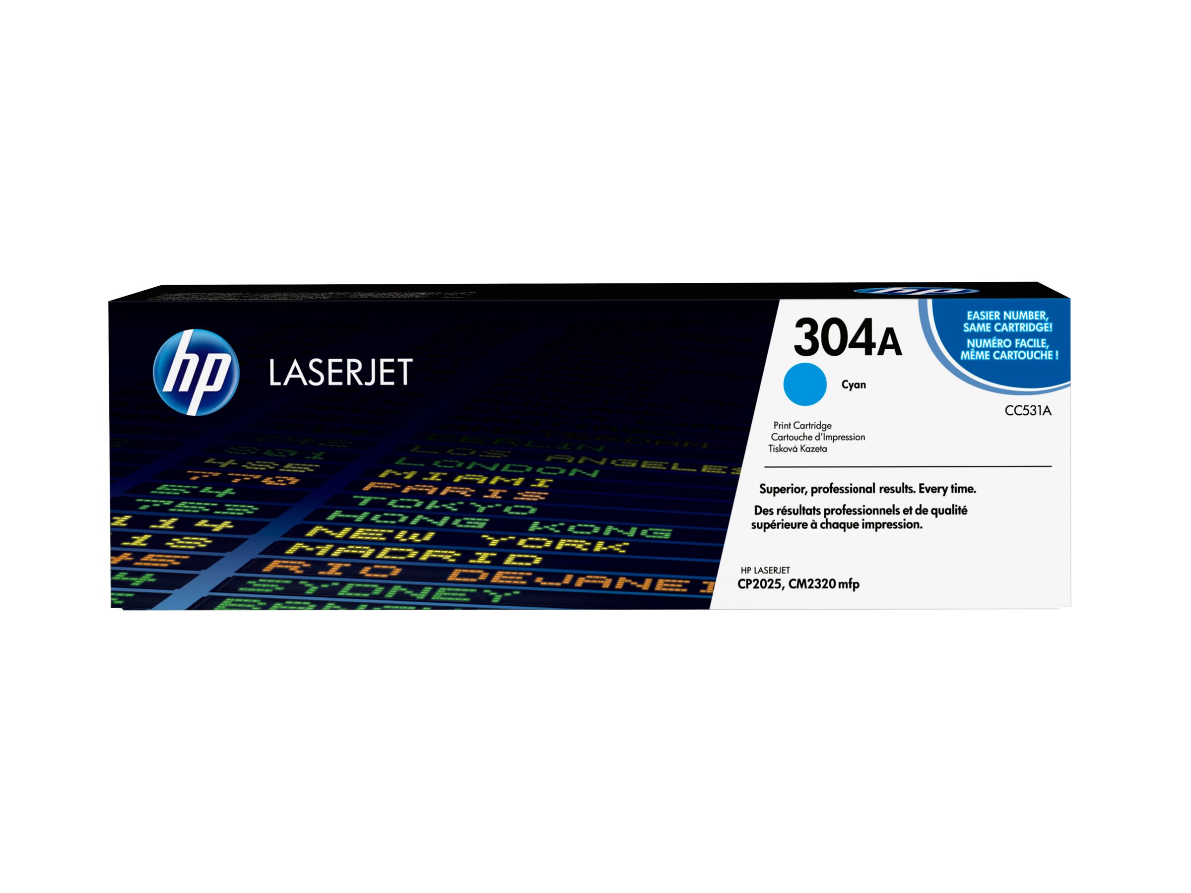 HP COLOR LASERJET CC531A CYAN P