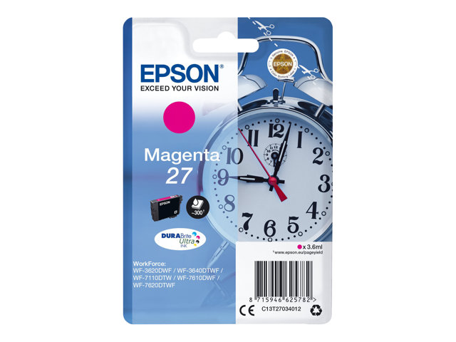 EPSON 1LB 27 ink cartridge magenta w/s C13T27034022