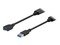 VivoLink USB 2.0 / USB 3.0 / USB 3.1 USB forlængerkabel 5m Sort