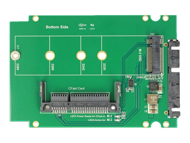 Delock Converter SATA 22 pin > 1 x M.2 / 1 x CFast - řadič úložiště - M.2 Card / CFast Card - SATA 6Gb/s – foto 3