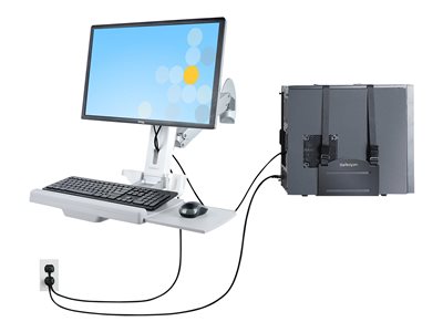 Startech.Com Under Desk Foot Rest 18In X 14In Adjustable Height