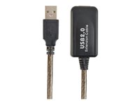 Cablexpert USB 2.0 USB forlængerkabel 5m Sort