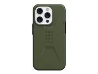 UAG Rugged Case for iPhone 14 Pro [6.1-in] - Civilian Olive Beskyttelsescover Olivengrøn Apple iPhone 14 Pro