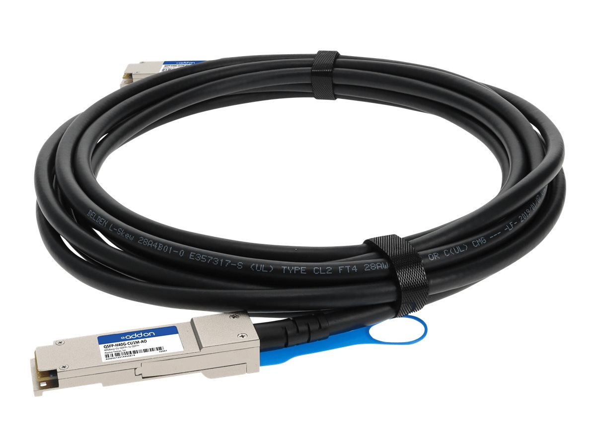 AddOn 1m Cisco Compatible QSFP+ DAC