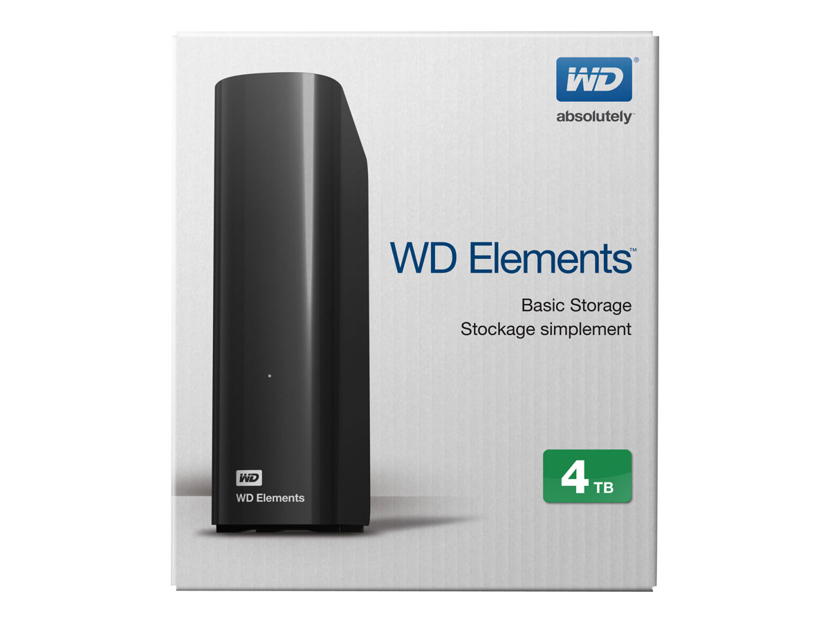 WD Elements Desktop WDBWLG0040HBK - pevný disk - 4 TB - USB 3.0 – foto 8