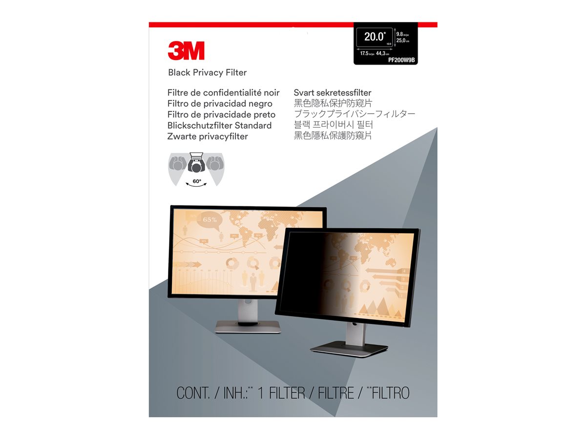 3M Bezrámový filtr filtr displeje ke zvýšení soukromí - 20" – foto 4