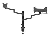 Neomounts DS20-425BL2 mounting kit - full-motion adjustable arm - for LCD display / notebook - black