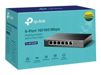 TP-LINK 6P 100Mbps DesktopSwitch 4P PoE+